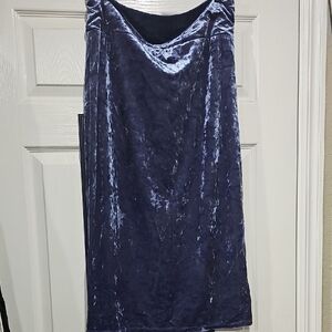 Velvet Periwinkle Blue Women’s Skirt, LuLaRoe